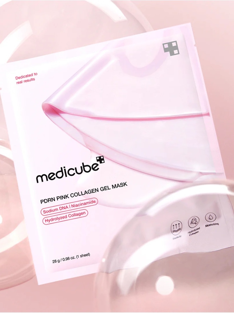 3 Medicube PDRN Pink collagen gel masks